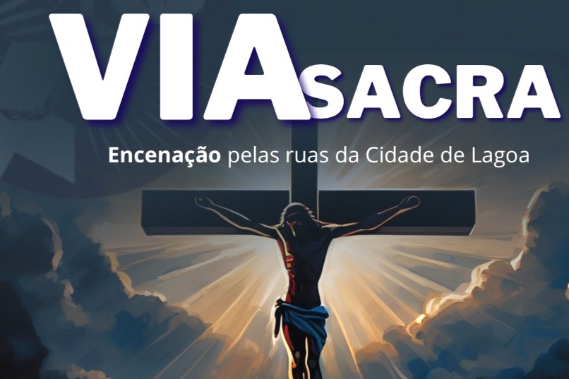 cartaz via sacra encenada lagoa