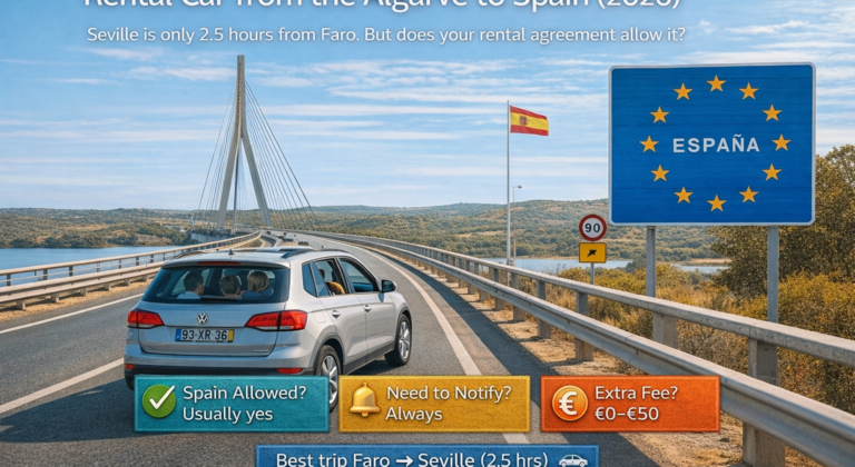 Can You Drive a Rental Car from Faro to Spain? Fees, Rules & Insurance (2026)