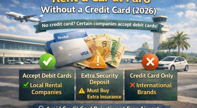 Rent a Car at Faro Without a Credit Card (2026)