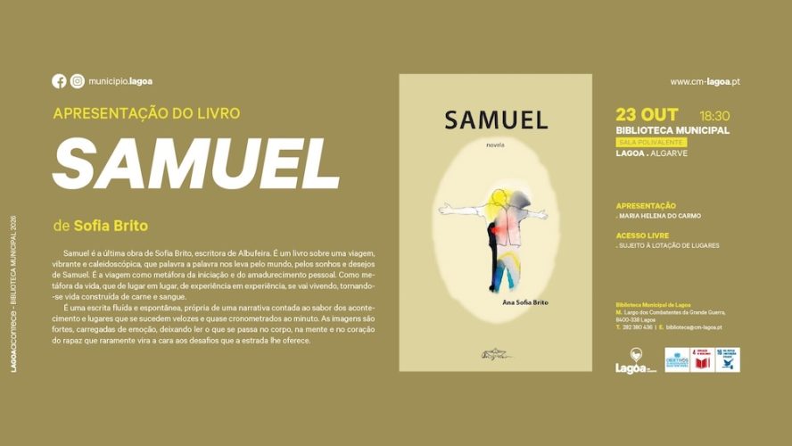 Biblioteca Municipal de Lagoa recebe a apresentação do livro Samuel 2026 in Lagoa: Book Launch & Local Culture aps evento 1920x1080px 1 2500 2500 888x500 1.jpg